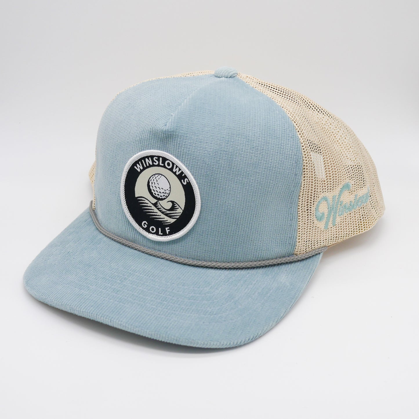 Corduroy Trucker - Baby Blue/Sand