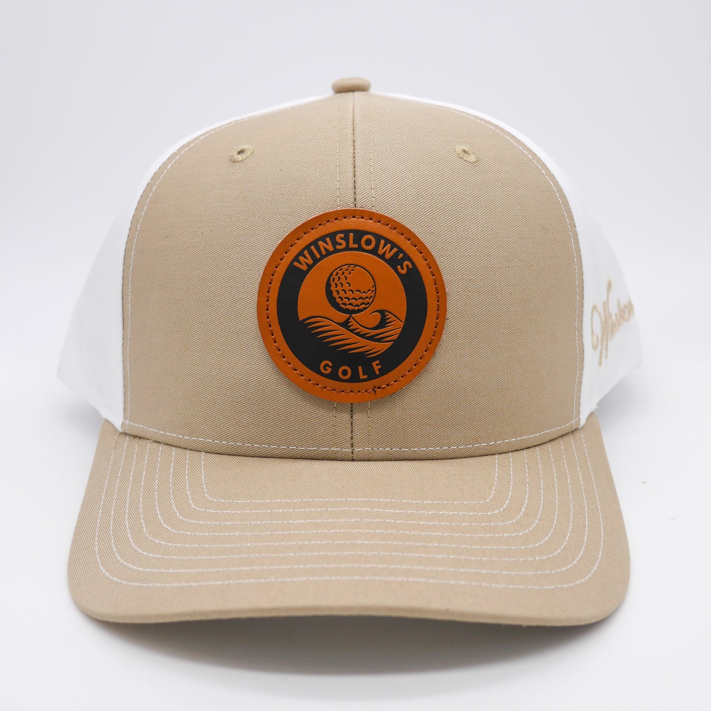 Twill Back Trucker - Camel/White