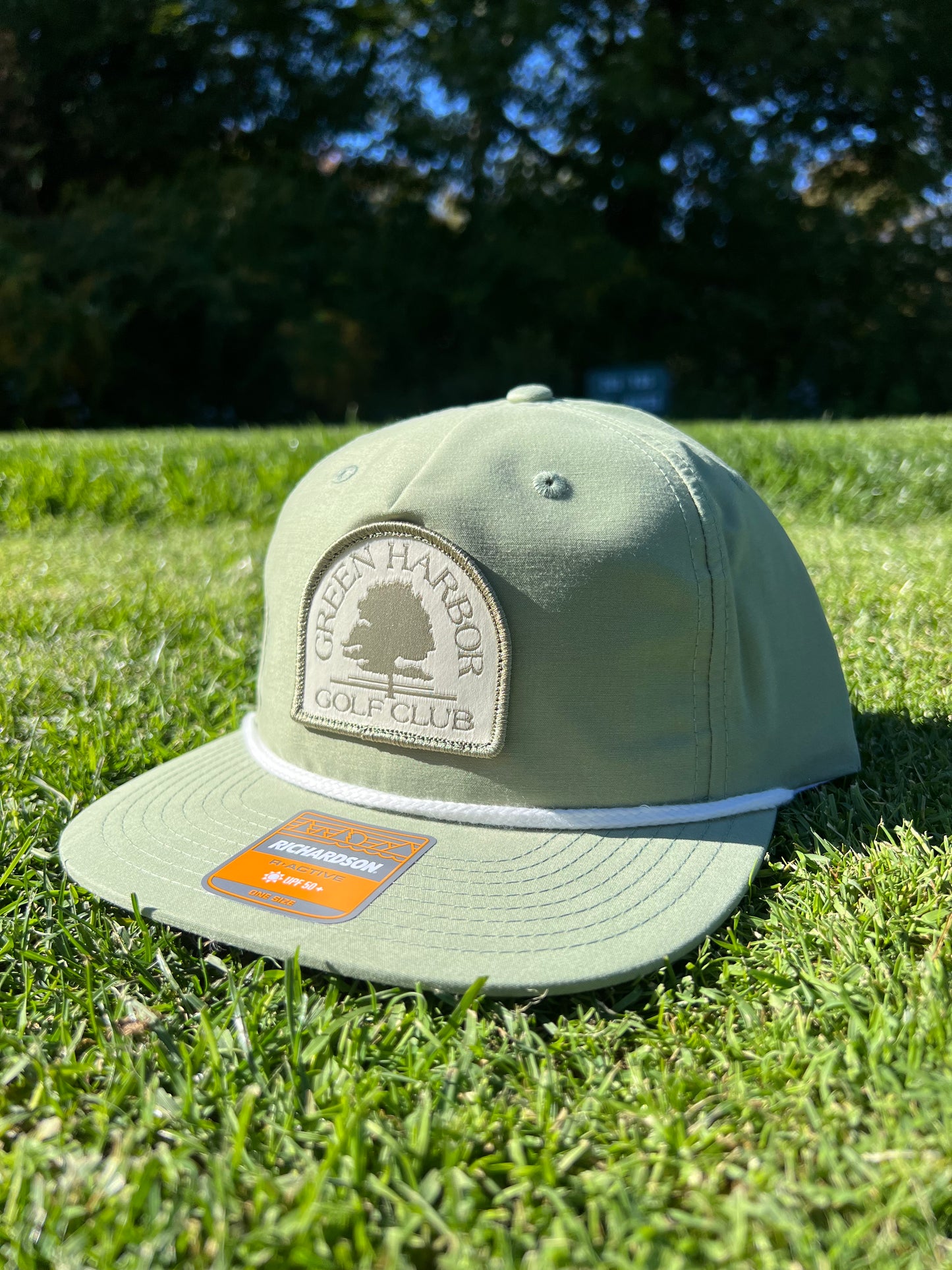 Green Harbor Patch Rope Hat