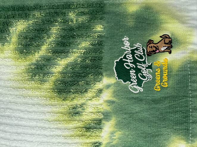Tie Dye Golf Towel
