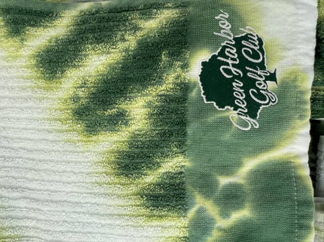 Tie Dye Golf Towel