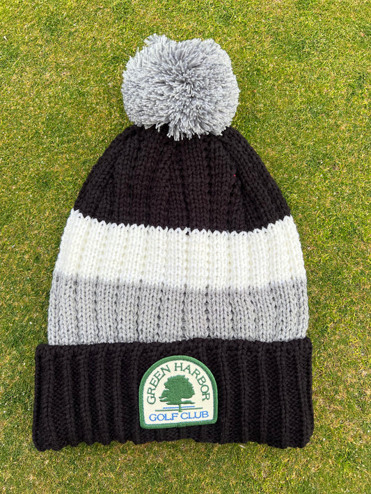 GHGC Patch Winter Pom Pom Beanie